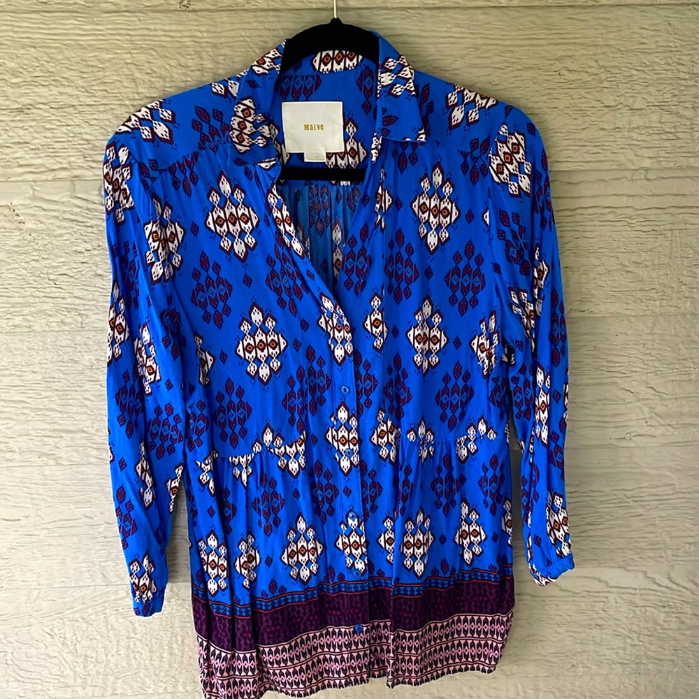Anthropologie Maeve blouse. Size 12